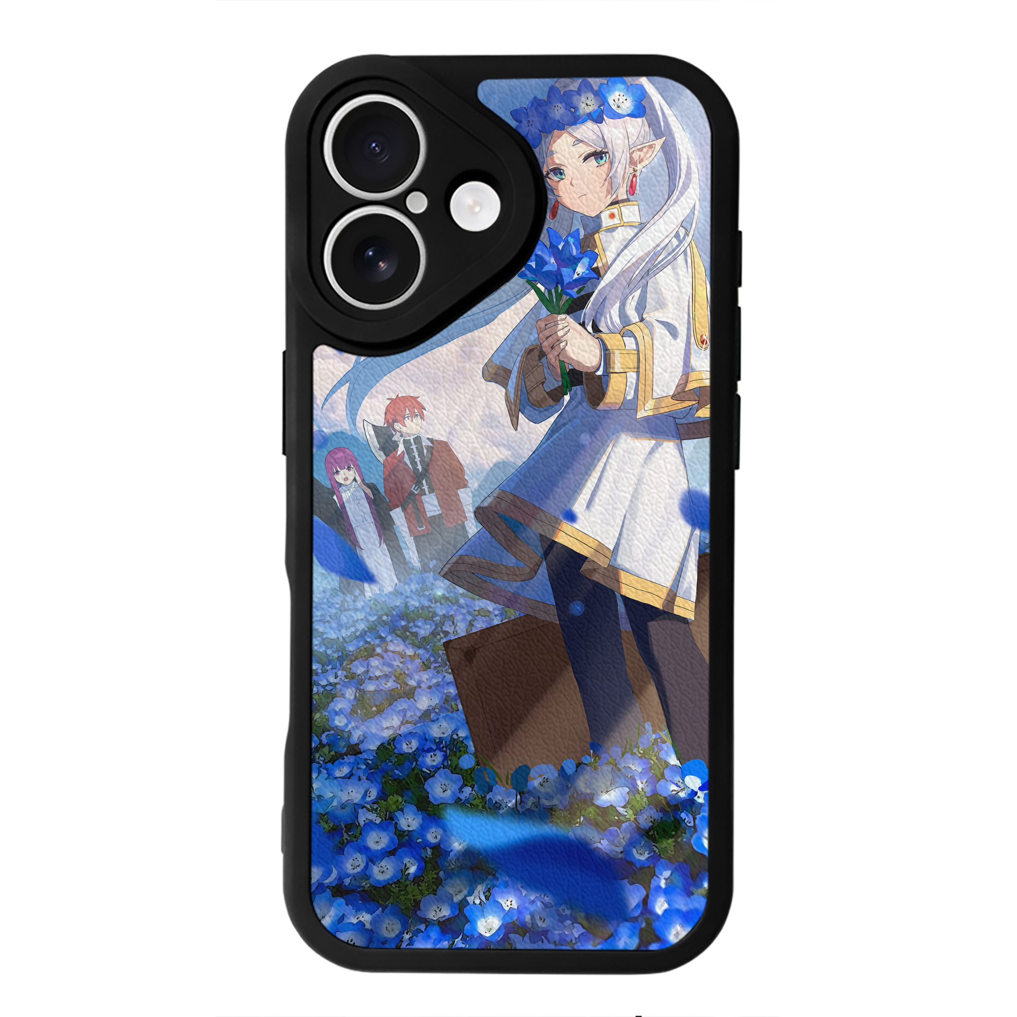 （画像用） 葬送のフリーレン Frieren 【iPhone 16シリーズ対応】シリコンスマホケース（レザー調） 材質：シリコン